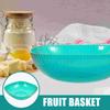 Mísa na ovoce Bonboniéra Dekorativní koš Stolní ozdoba Kuchyňská linka Podnos na svačinu Pet materiál Průhledný Hladký