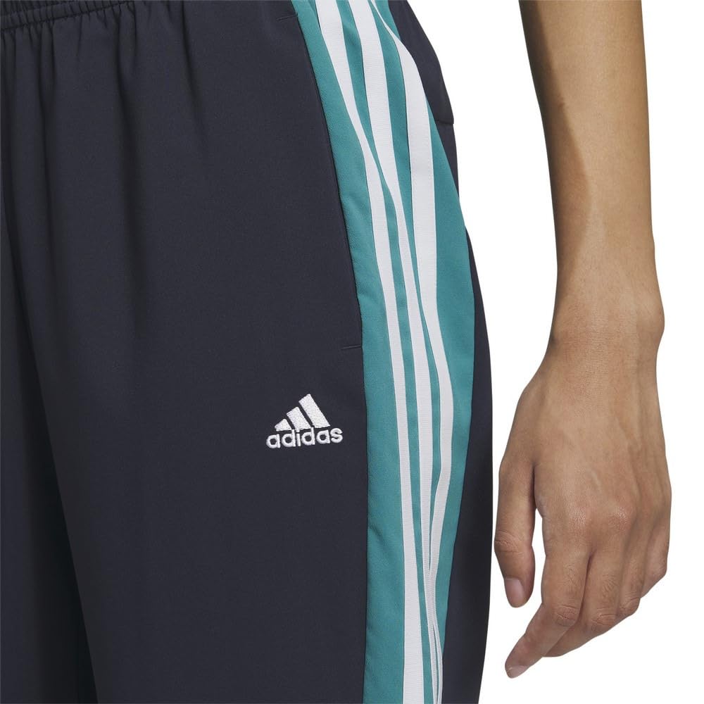 Adidas JSY06 Jersey Seasonal Loose Color Block Cross Legend Fusion Size Women's Bottoms, Sportswear, Fit, Pants, Ink/Arctic (IM8705), J/S