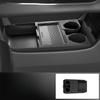 Car Storage Box For GAC AION V Auto Central Control Armrest Box Under Layer Organize Silicone Storage Supplies Accessories