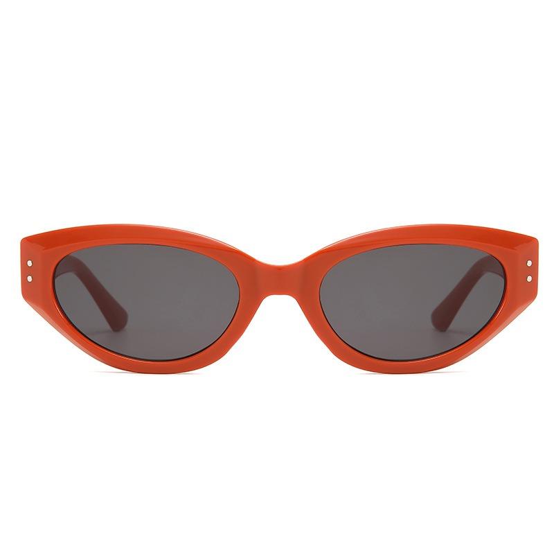 Retro Cat Eye High-end Sunglasses Women's Men's Sun Shading &UV Resistant Driving Sunglasses Oval Lady Sun Glasses Gafas De Sol