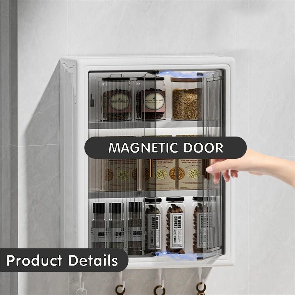 Dustproof Cosmetic Storage Cabinet Simple Storage Rack New Organizer Box