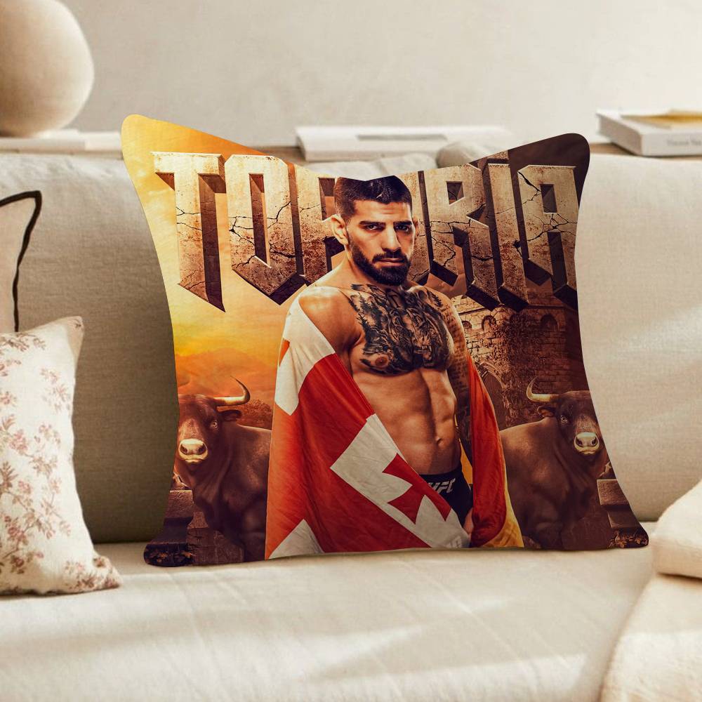 

Mixed Martial Athlete IIlia TopuriaS Cushion Cover Polyester Sofa Cushions Decorative Throw Pillows Home Decoration Pillowcover 30x30 cm