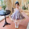 2026 New Style Girls' Hanfu Jade Rabbit Lolita Dress - Sweet Summer Cartoon Princess Outfit