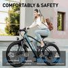 Elektrofahrrad Aairsk GT900 400W 36V13Ah Akku 26 Zoll All-Terrain-Reifen Doppelfederung Elektro-Mountainbike Elektrisches Fahrrad für Erwachsene