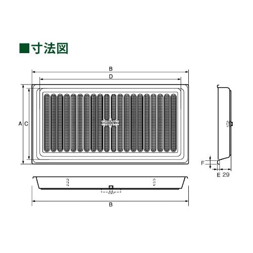 Usami Kogyo Stainless Steel Underfloor Ventilation Hole, Sliding Orchid Box, UK-YRS2040SM