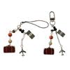 Unique Plane Pendant Mobile Strap Stylish Aviation Suitcase Themed Mobile Lanyard Accessory For Parties And Event
