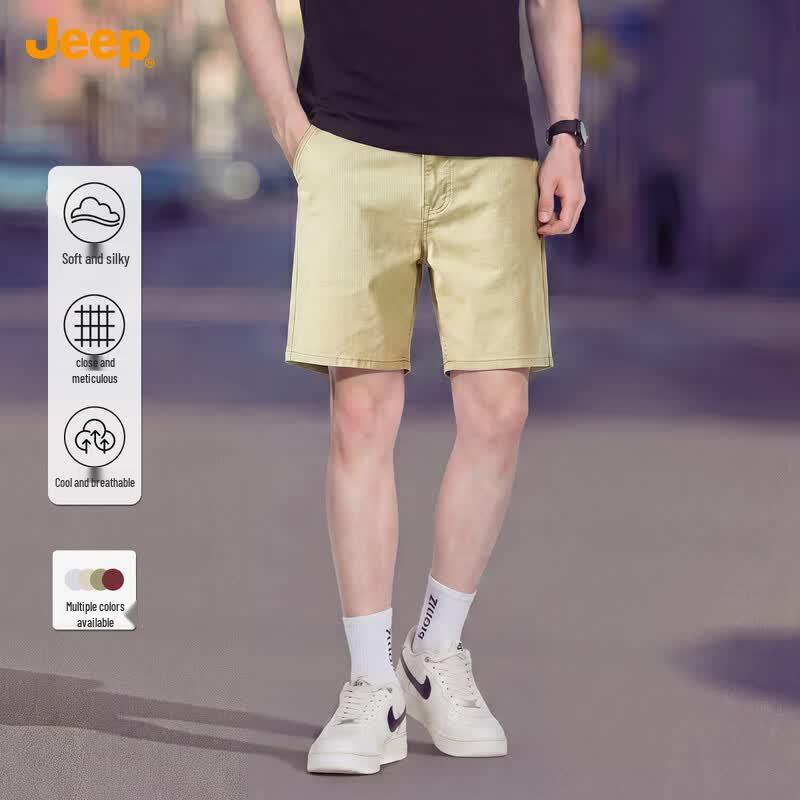 Jeep Men's Summer Stretch Casual Shorts