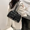 Women's bag niche design underarm baguette bag new shoulder bowling bag