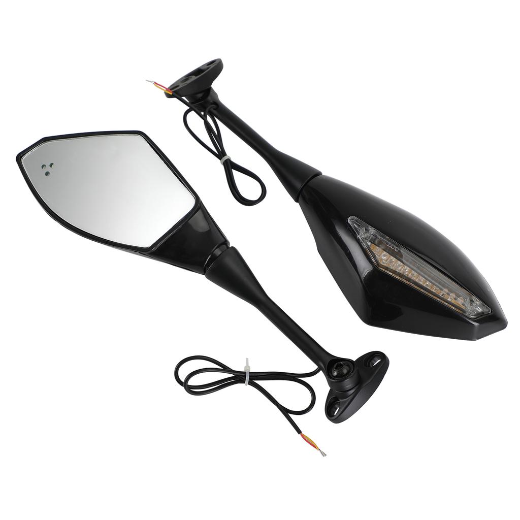 Rear View Mirrors w/ LED Turn Signals For Honda CBR600RR 03-14 CBR1000RR 04-07