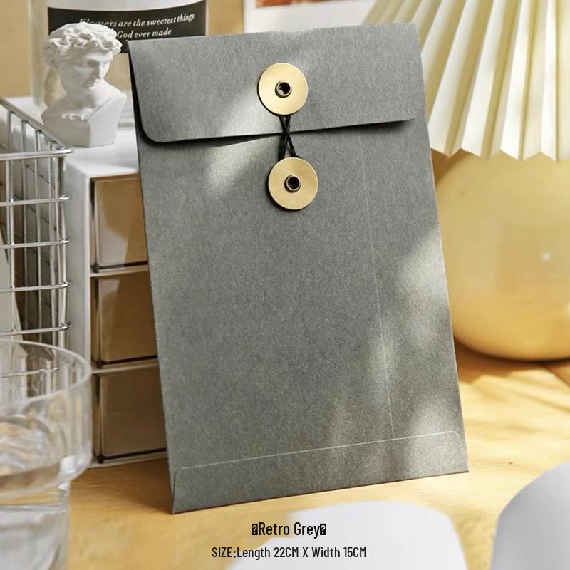 Multi-Size Thickened Colored Paper Envelope & Document Storage Bag