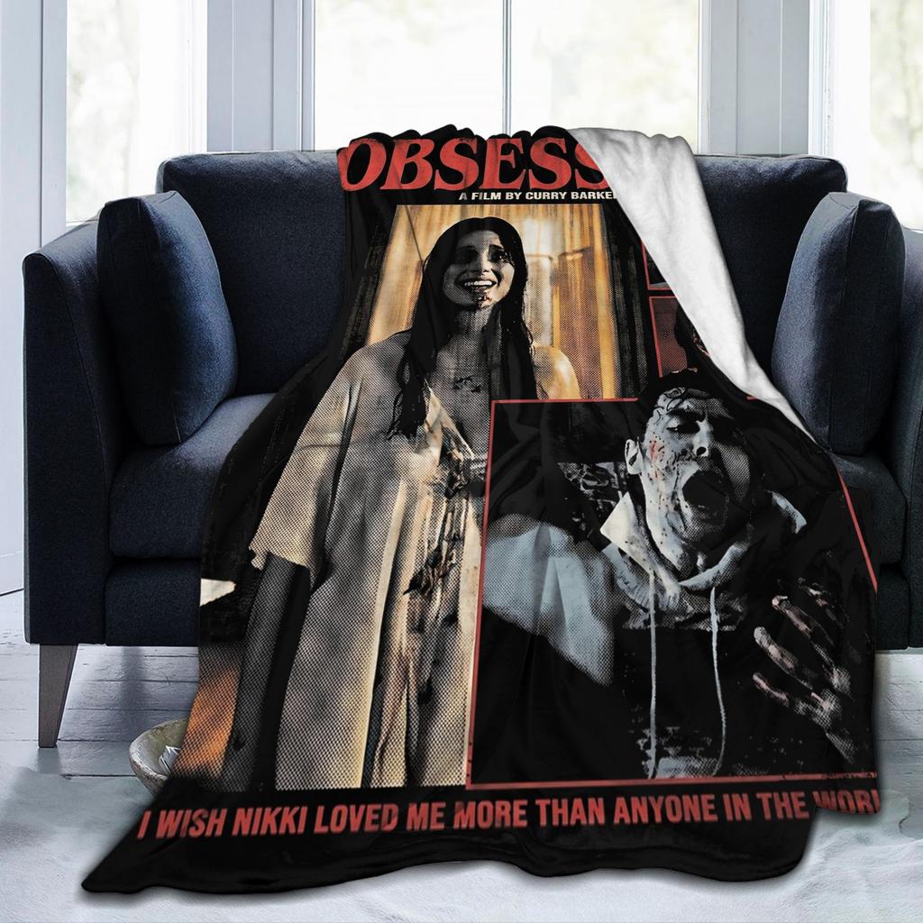 Obsession Movie Horror Blankets Flannel Spring Autumn Multi-function Soft Throw Blankets for Bed Bedroom Quilt