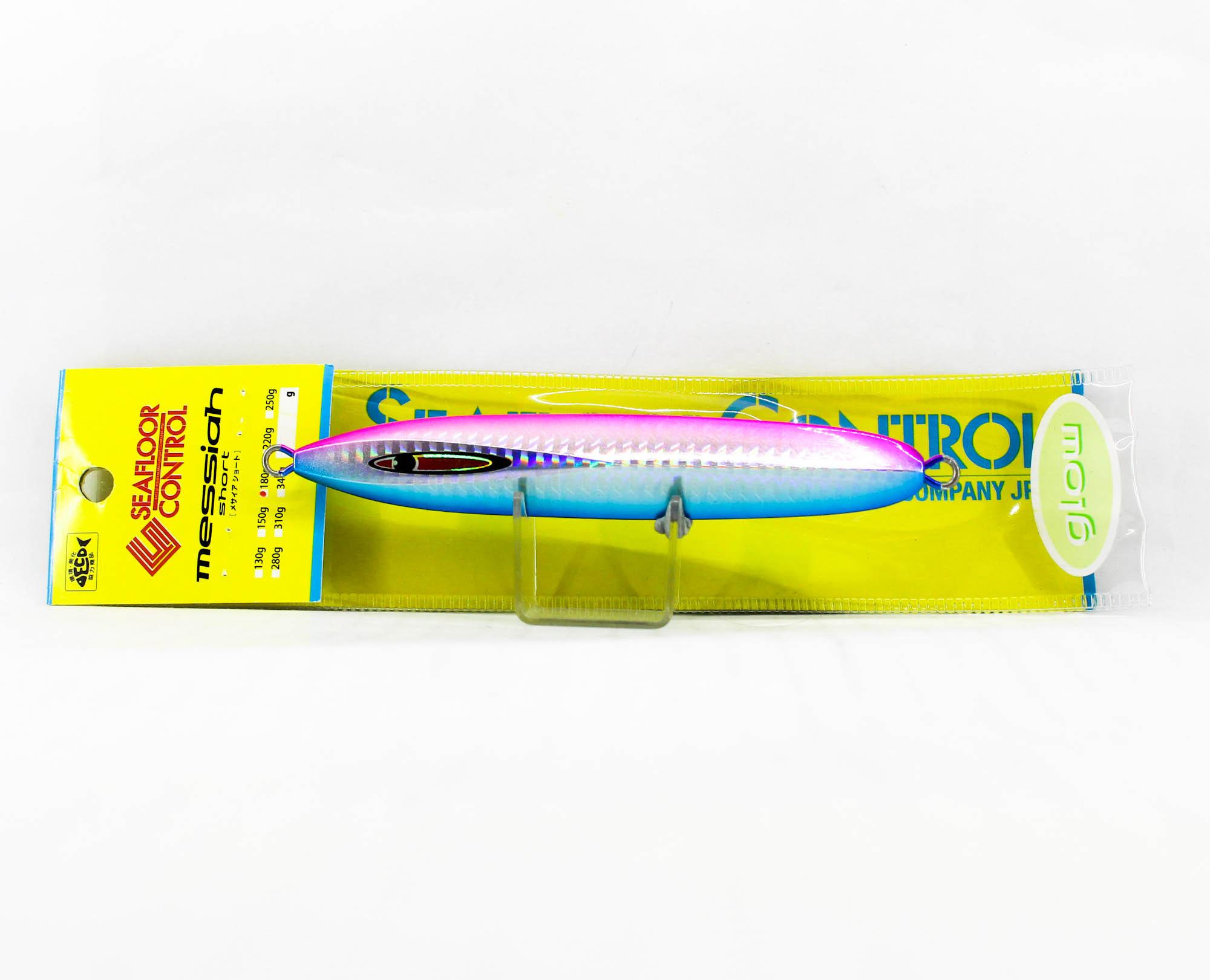 

Seafloor Control Metal Jig Messiah short 180 grams PBZ Glow (4475)