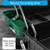 Multiple Compartment Portable 17inch Folding Tool Box With 3 Layers Large Capacity Storage Organizers Suitable For Tool