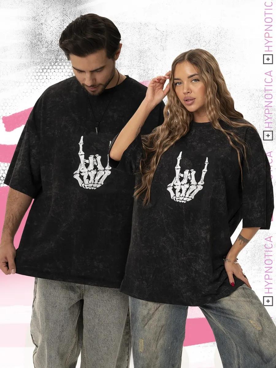 Sun and moon skull mystic symbols M