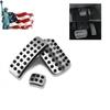 For Mercedes-Benz W176 W245 3Pcs Non Slip Accelerate Brake Foot Pedals Cover Pad