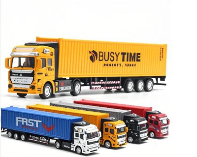 1/48 Big Size Container Truck Removable Windup Toy Children Gift