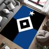 Hamburger SV Teppich für Wohnzimmer Schlafzimmer Zuhause Sofadekoration, Kinderspiel Rutschfeste Bodenmatte