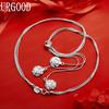 Exquisite Romantic Floral Necklace In 925 Sterling Silver - Perfect for Banquets and Gifts