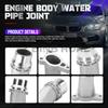 11118511205 Aluminium Motorblok Waterpijp Connector Compatibel met BMW 1 2 3 4 5 6 7 X1 X2 X3 X4 X5 | Compatibel met MINI F55 F56 2013-2019