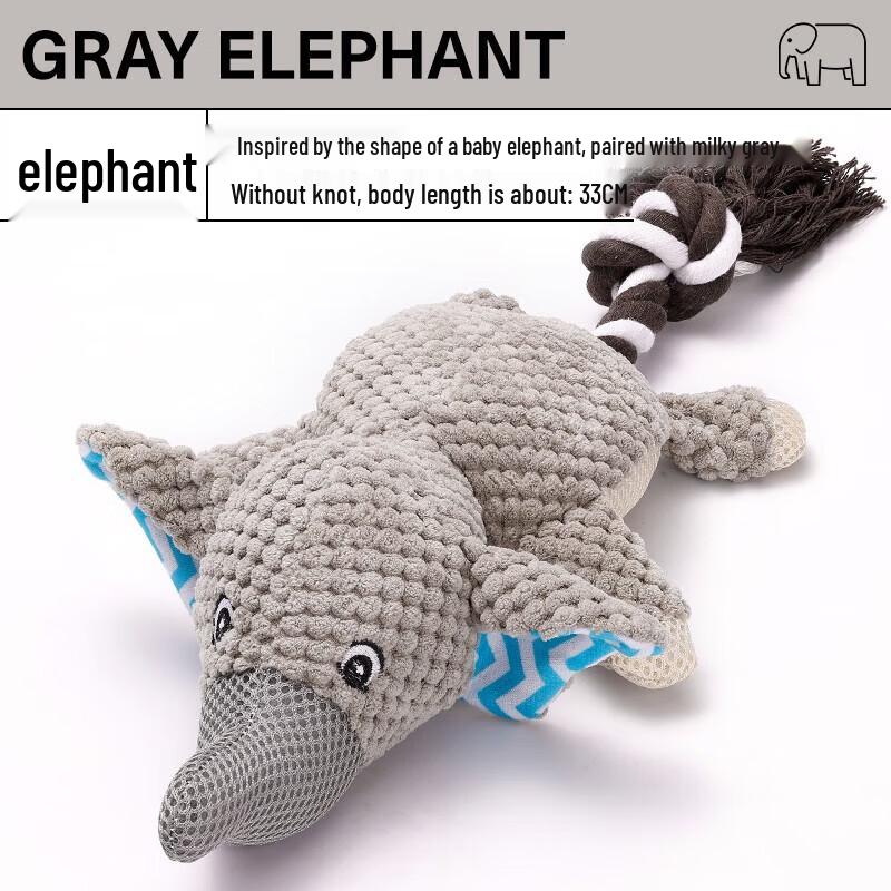 Petlimit Dog Squeaky Plush Chew Toy