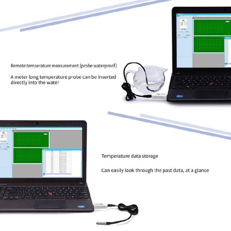 Computer Thermometers Temperature Sensors Logger, Ambients Temperature Monitoring Data Recorders, for Computer PC