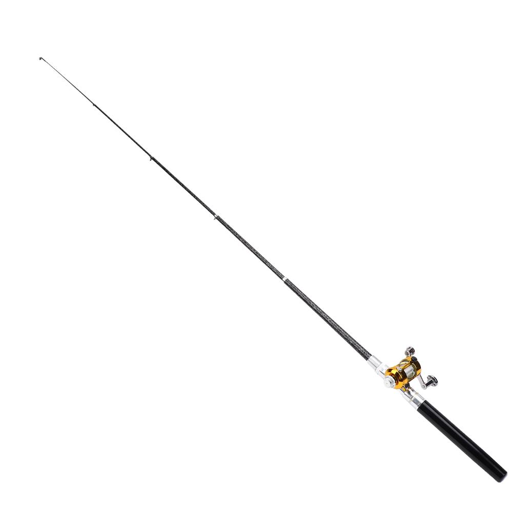 Pocket Size Fishing Rod Pen Style Fishing Rod Reel Combo 1 Meter Portable Telescopic Mini Fishing Pole High Strength
