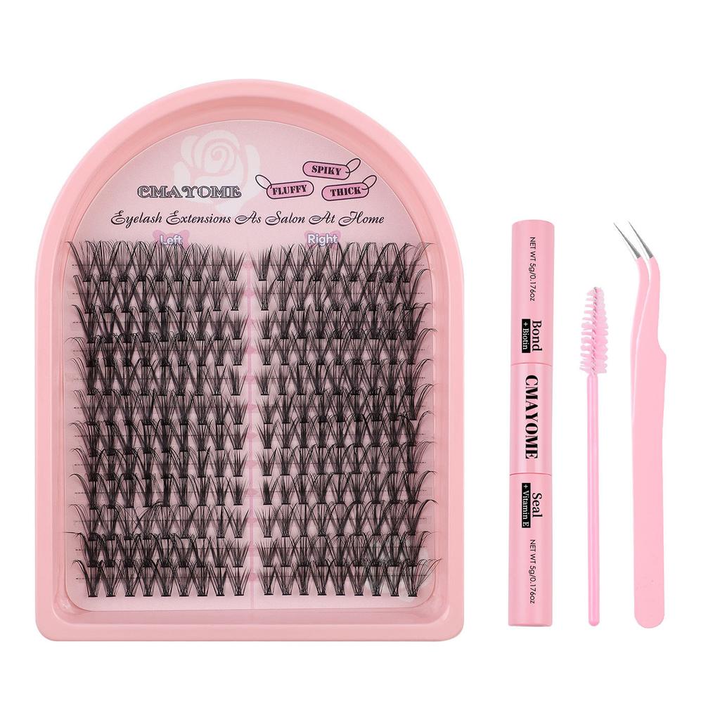216 Clusters D Song Single Cluster False Eyelashes Natural Thick Simulation Daily Makeup Segmented Multi-Hair Eyelashes
