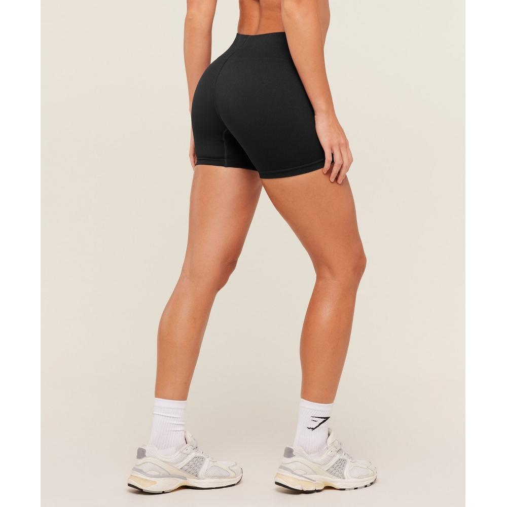 Gymshark Steel Seamless Shorts Gs Black B6b3p Bb2j