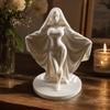 Luminous Goddess Figure 3D Printed Cloak Woman Statue Desktop Ornaments  Tabletop Display