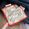 Mother's Day Silk Scarf Muse Festival Gift Simulation Silk Silk Scarf Premium Spring and Summer Square Scarf 71 Silk Decorative Small Scarf