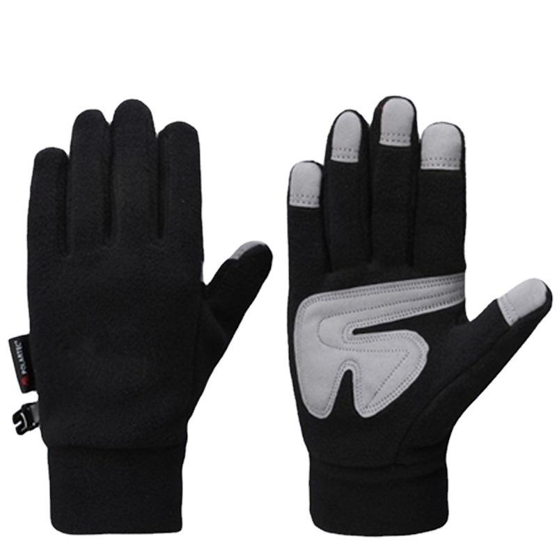 Winter Cold-Proof Fleece Touchscreen Gloves for Skiing, Driving, Running, and Cycling