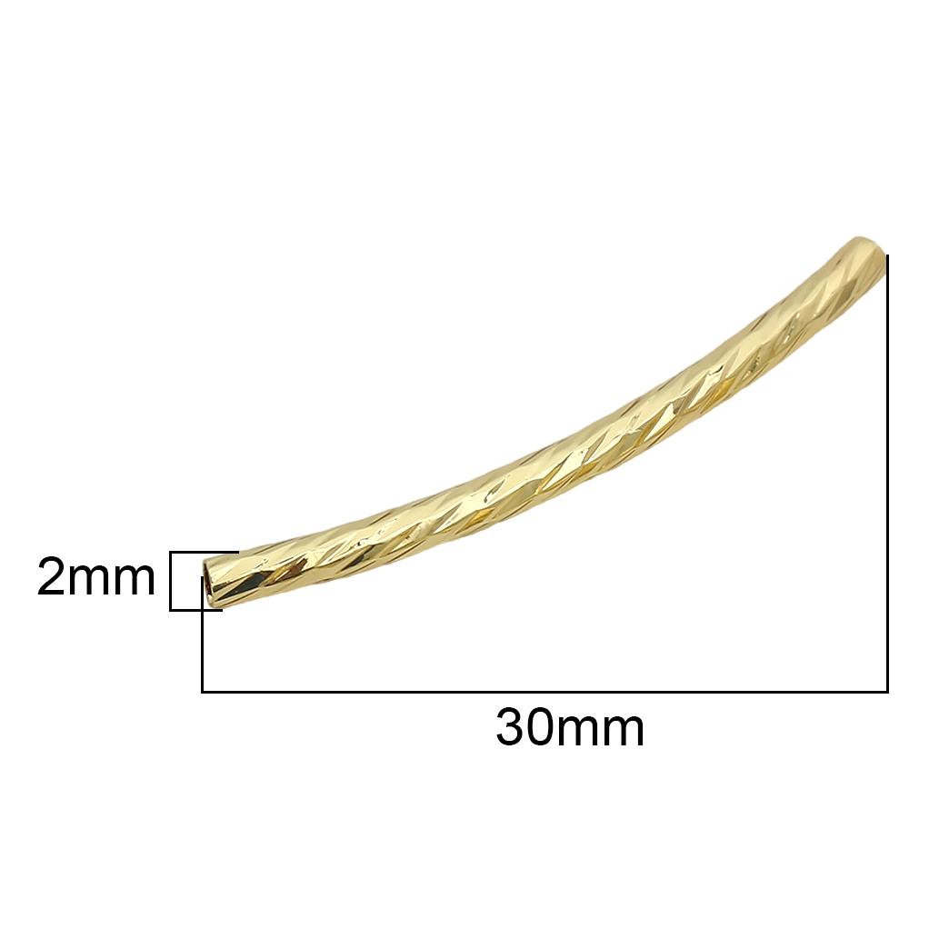 

Мідні вигнуті аксесуари для виготовлення ювелірних виробів своїми руками 06 золотий