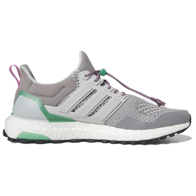 Adidas ULT Fabric Slip Resistant, Abrasion Resistant, Lightweight Low top Running Shoes Men's White Gray HR0071