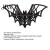 Spooky Room Accessories Halloween Bat Corner Shelf, Decorative Wooden Wall Mount Display Curio Shelf Spiderweb Design Gothic Floating Rack for