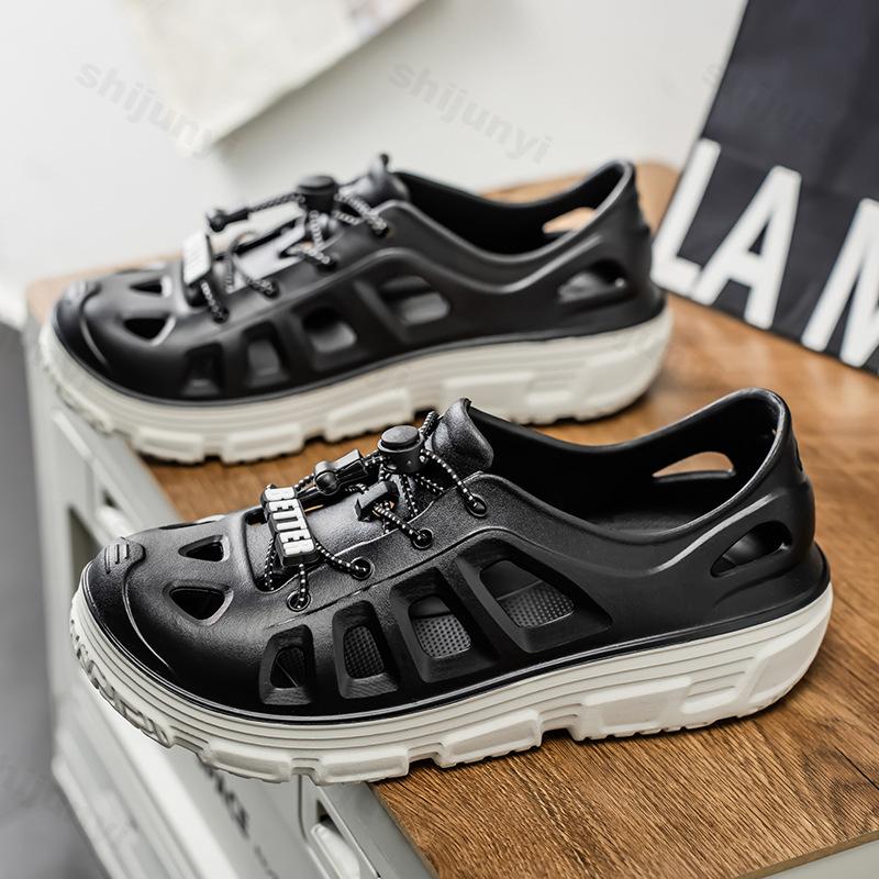 Módní duté ležérní boty pánské 2025 léto nové silná podrážka sportovní módní trend sandály venkovní pláž prodyšné tenisky cool tenisky