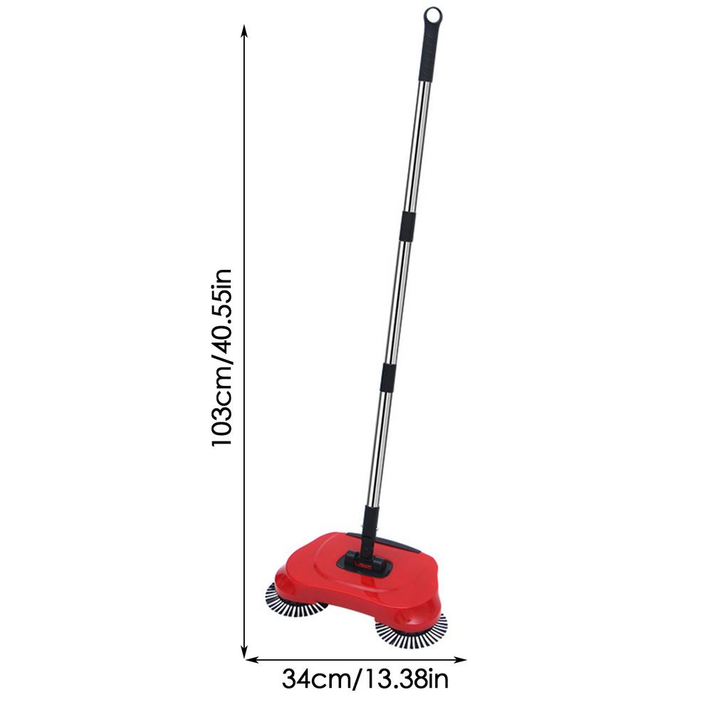 Hand PushSweeper Vacuum Sweeping And Mopping The Floor Without Blind Spots Household Soft Broom Dustpan Combination Magic Broom