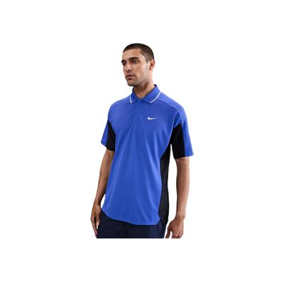 Dri-Fit Fashion Comfortable Simple Versatile Solid Color Golf Shirt Men Tops Blue FQ1151-490