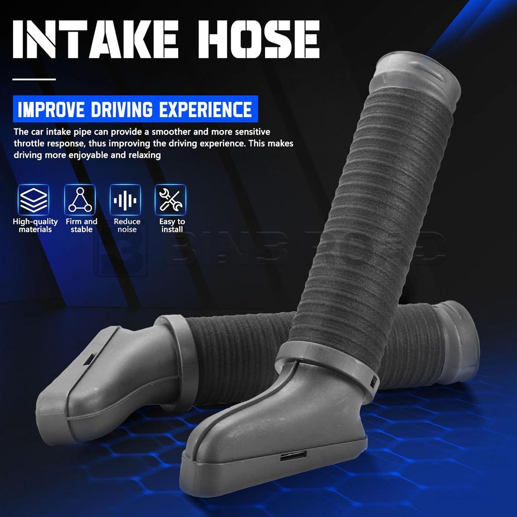 Pair of Air Intake Inlet Duct Tube Hose 2720902982 + 2720902882 Compatible with Mercedes Benz GLK350 2010 2011 2012