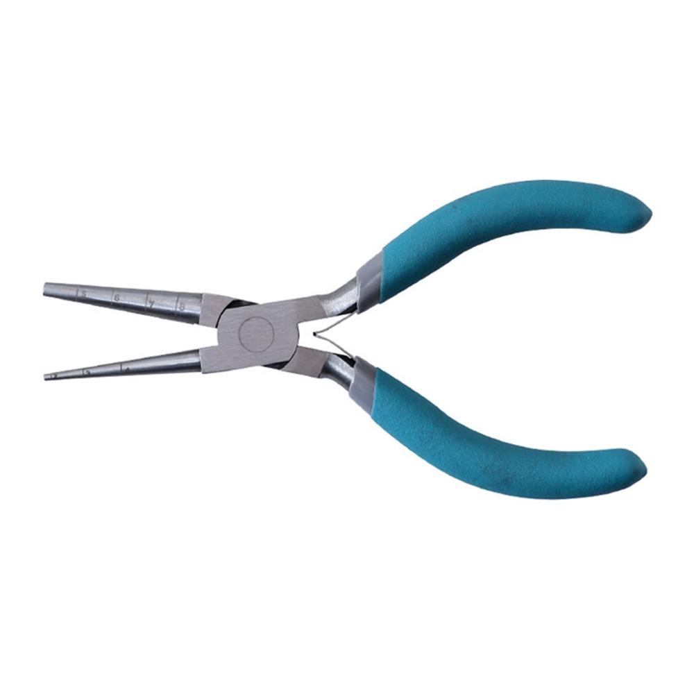 Comfortable Contoured Grip Round Nose Pliers Jewelry Making Pliers For DIY Jewelry Crafts