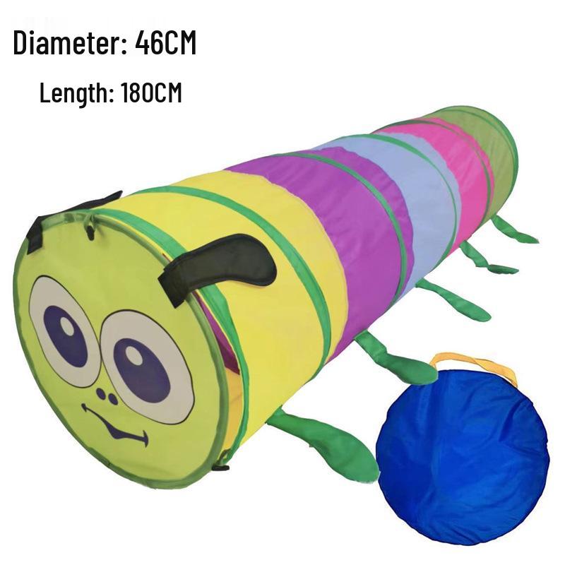 Sunshine Rainbow Children's Crawling Tunnel - Sensory Integration Training Tent for Infants and Toddlers
