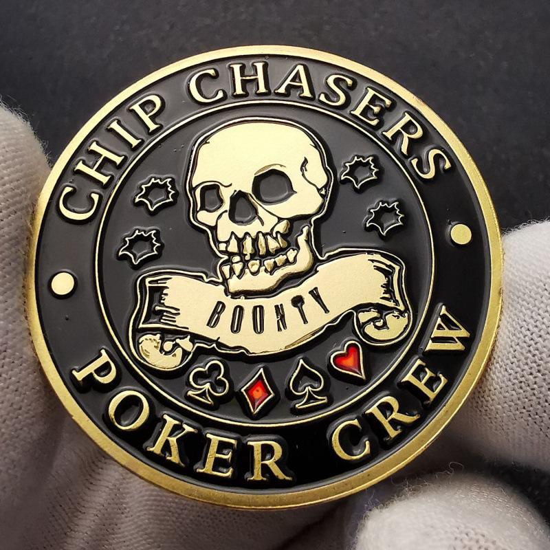 Wandering Coins Skull Pirate Chips Commemorative Coins Collection Coins золотистый
