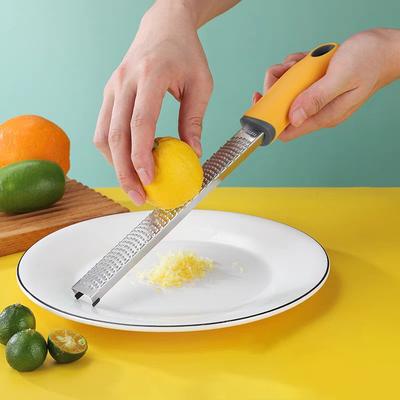 Multifunctional Cheese Grater Stainless Steel Chocolate Lemon Zester Fruit Peeler Rectangle Butter Grater Slicer Kitchen Gadget