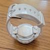 Used CASIO Baby-G BGA-1600 Radio Tough Solar Ana-Digi Watch White x Pink