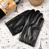Touch Screen Gloves Male Autumn and Winter Cold Driver Simulation Leather