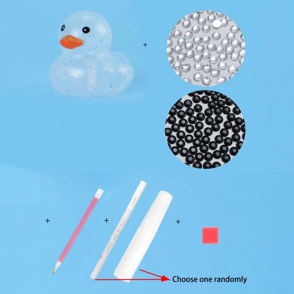 DIY Diamond Tool Duck, Fun Multi-color Handicrafts, Glue Pens, Handmade Decorations