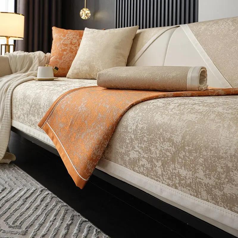 Jacquard Chenille Sofa Cover Universal Sofa Seat Cushion Cover Non-slip Sofa Towel Cover Couch Cover for Living Room Sofa Towels