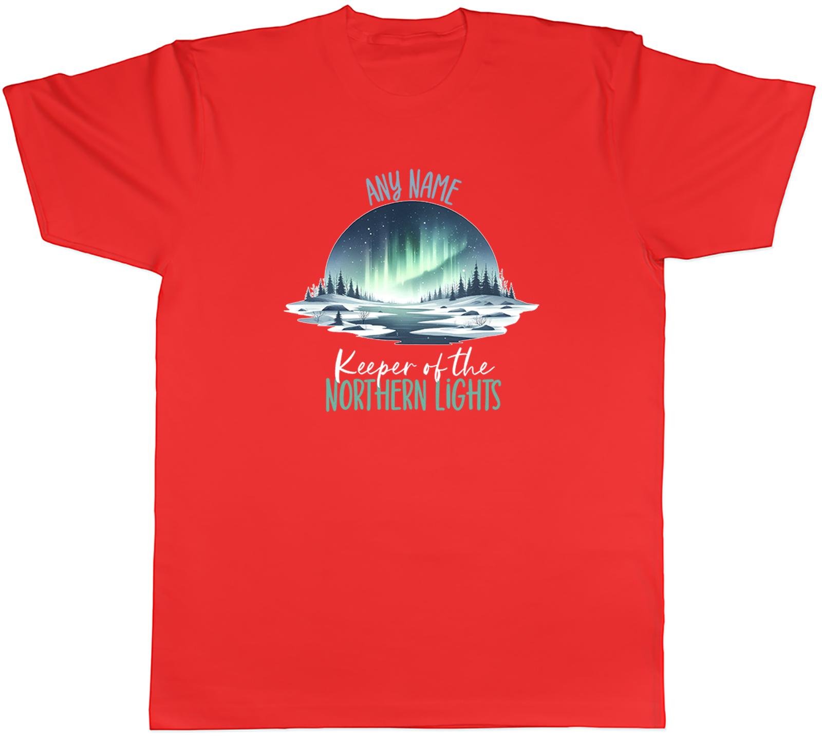 PERSONALISED KEEPER OF THE NORTHERN LIGHTS UnisexS TSHIRT TEE GIFT TOP S