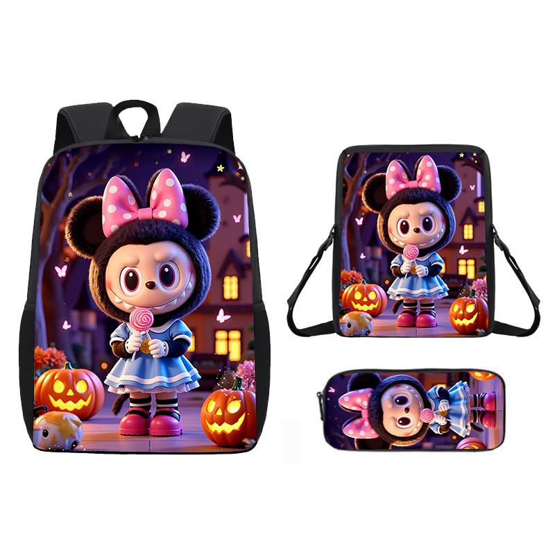 Anime Shoulder Cartoon Bag Pencil Case School Backpack For Children