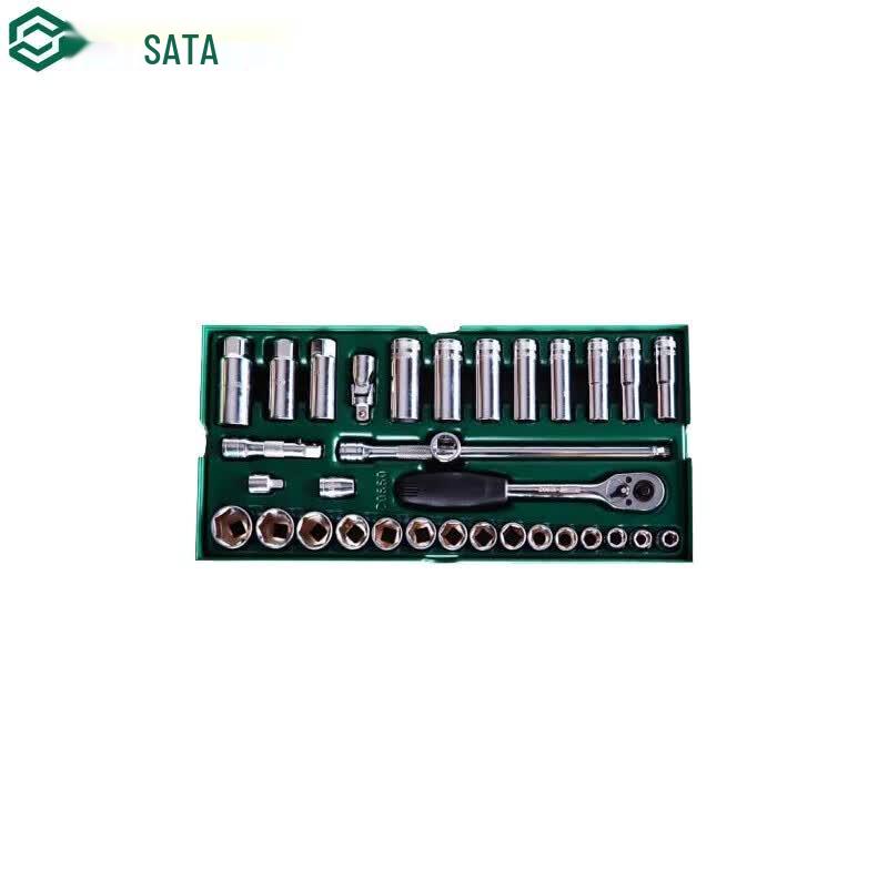 SATA 09902 33-Piece 10mm Socket Tool Tray Set 33 Pieces