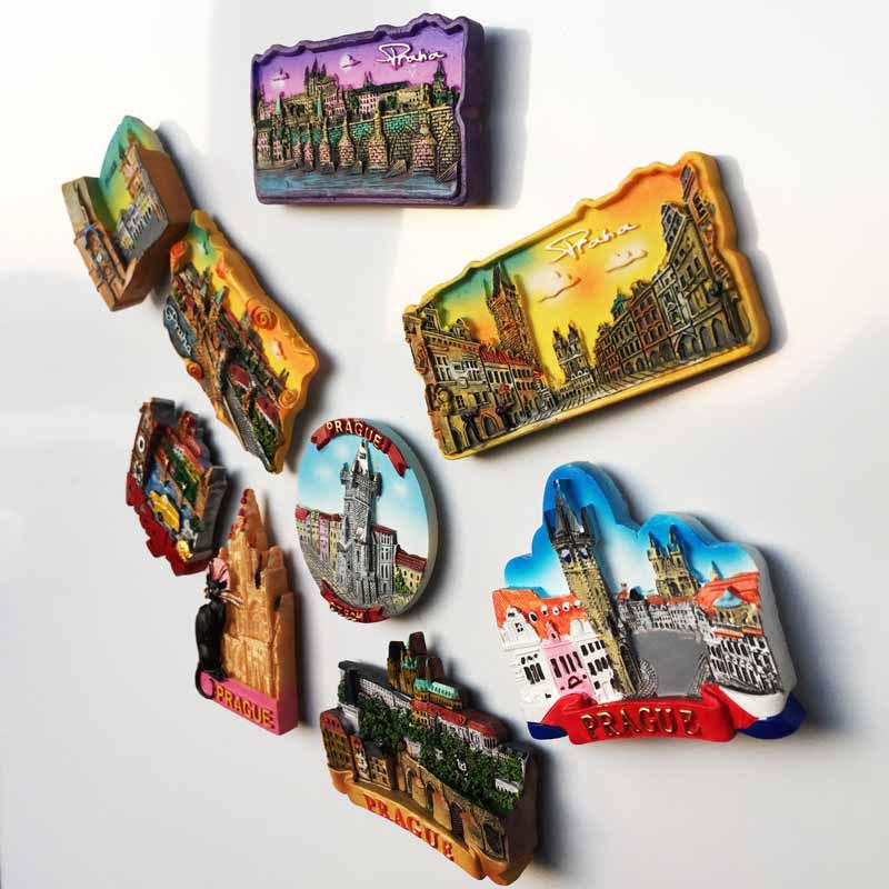 Prague Cultural Landscape Souvenir Magnet
